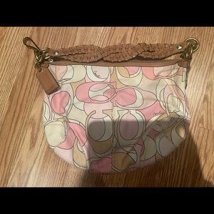 Pink Coach Hobo purse